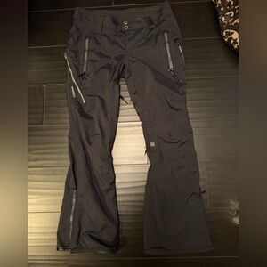HOLDEN Black Ski or snowboard Pants with Zipper Details size small